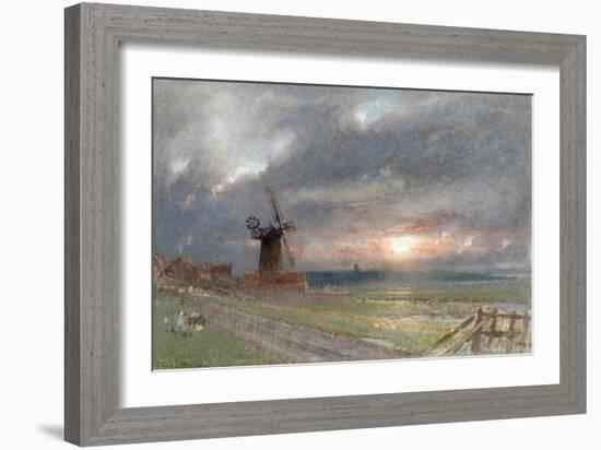 Cley, Norfolk, C1865-1932-Albert Goodwin-Framed Giclee Print