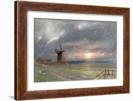 Cley, Norfolk, C1865-1932-Albert Goodwin-Framed Giclee Print