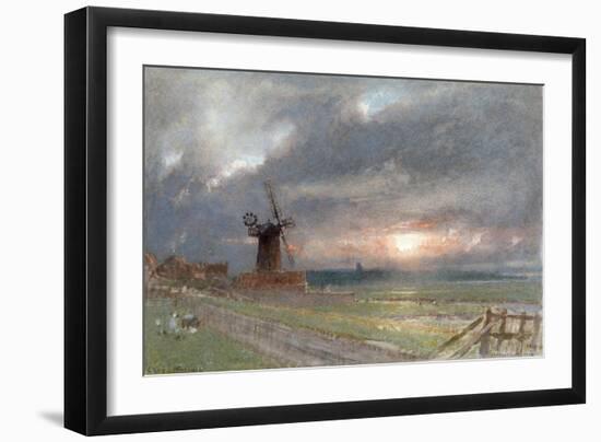 Cley, Norfolk, C1865-1932-Albert Goodwin-Framed Giclee Print