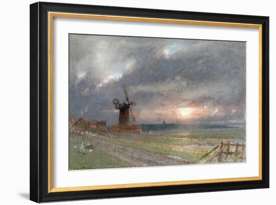 Cley, Norfolk, C1865-1932-Albert Goodwin-Framed Giclee Print