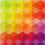 Geometric Hipster Retro Background-Click Bestsellers-Framed Art Print