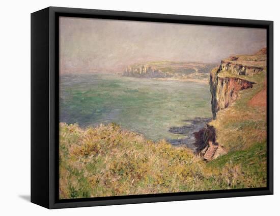 Cliff at Varengeville, 1882-Claude Monet-Framed Premier Image Canvas