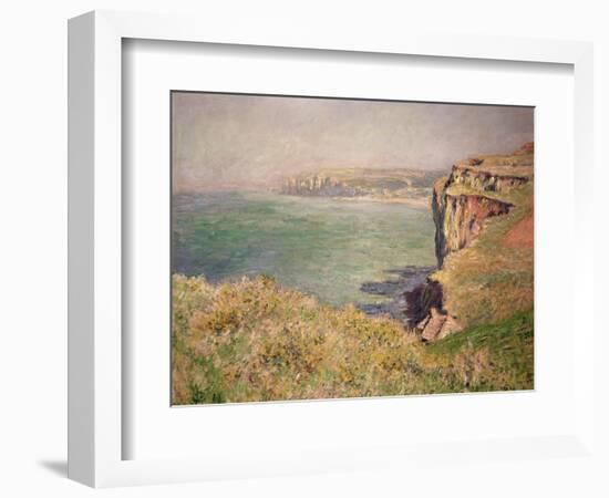 Cliff at Varengeville, 1882-Claude Monet-Framed Giclee Print