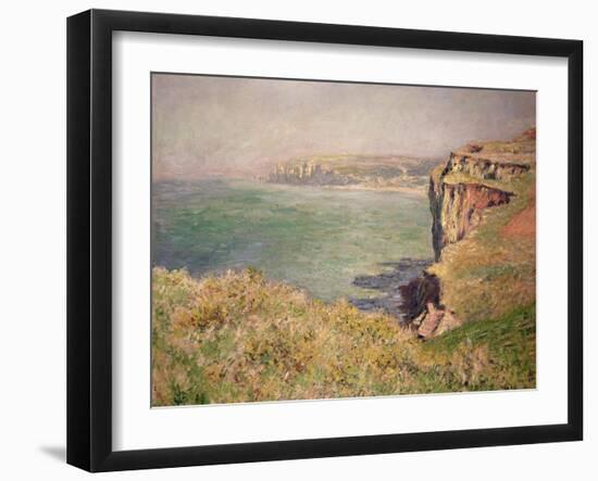 Cliff at Varengeville, 1882-Claude Monet-Framed Giclee Print