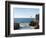 Cliff Diver Diving From El Mirador at Paseo Claussen, Mazatlan, Mexico-Charles Sleicher-Framed Photographic Print