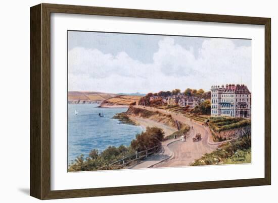 Cliff Drive, Falmouth-Alfred Robert Quinton-Framed Giclee Print