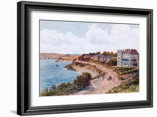 Cliff Drive, Falmouth-Alfred Robert Quinton-Framed Giclee Print