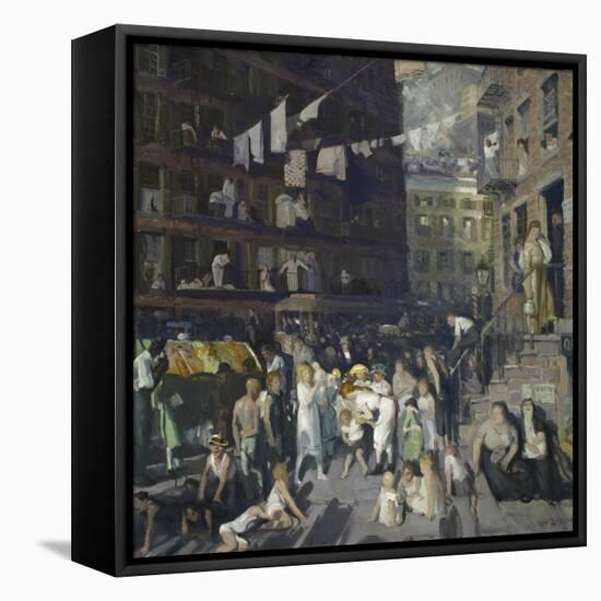 Cliff Dwellers, 1913-George Wesley Bellows-Framed Premier Image Canvas