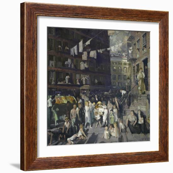 Cliff Dwellers, 1913-George Wesley Bellows-Framed Giclee Print