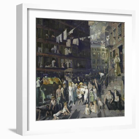 Cliff Dwellers, 1913-George Wesley Bellows-Framed Giclee Print