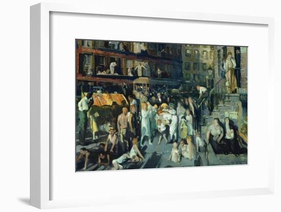 Cliff Dwellers-George Bellows-Framed Art Print