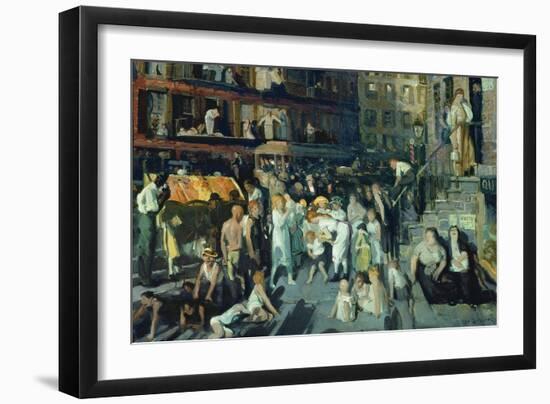 Cliff Dwellers-George Bellows-Framed Art Print