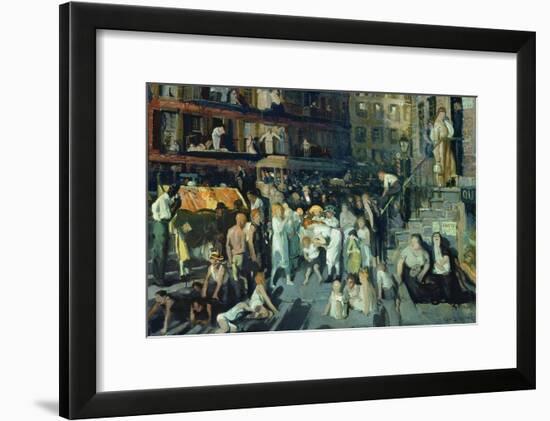 Cliff Dwellers-George Bellows-Framed Art Print