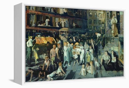 Cliff Dwellers-George Bellows-Framed Stretched Canvas