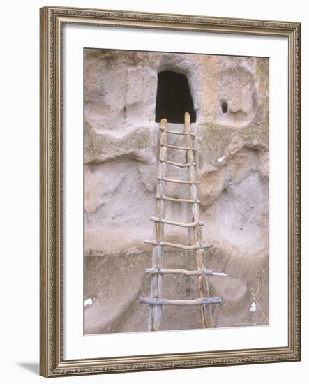 Cliff Dwellings, Bandelier, New Mexico, USA-Rob Tilley-Framed Photographic Print