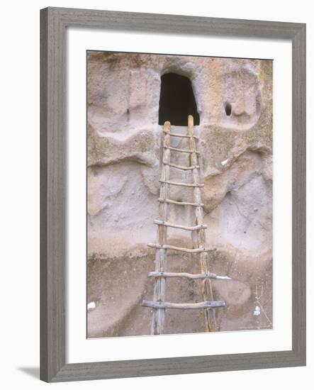 Cliff Dwellings, Bandelier, New Mexico, USA-Rob Tilley-Framed Photographic Print