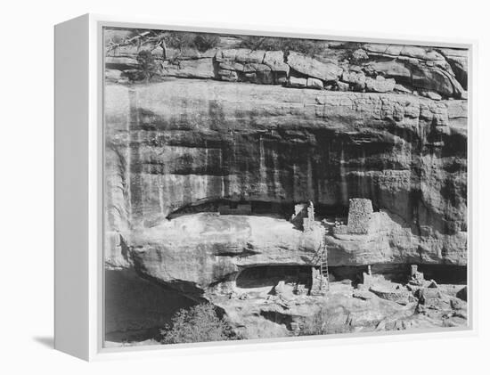 Cliff Dwellings "Mesa Verde National Park" Colorado "1941." 1941-Ansel Adams-Framed Stretched Canvas