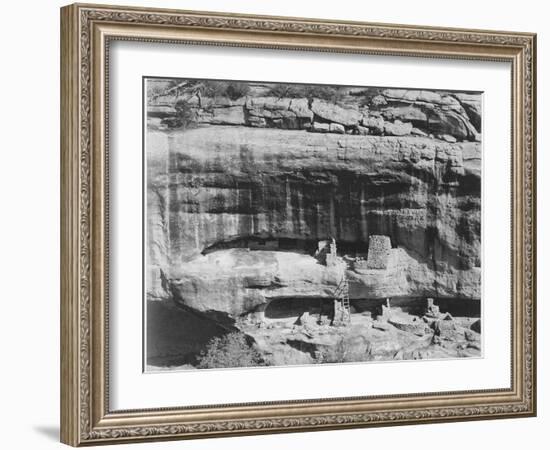 Cliff Dwellings "Mesa Verde National Park" Colorado "1941." 1941-Ansel Adams-Framed Art Print