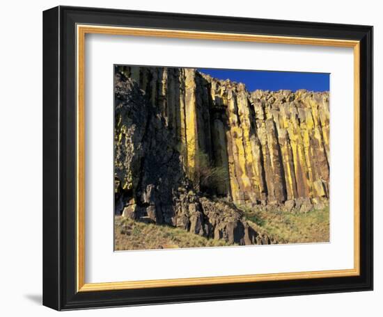Cliff Face in Palouse Falls State Park, Washington, USA-William Sutton-Framed Photographic Print