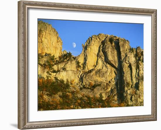 Cliff Formation, Monongahela National Forest West Virginia, USA-Charles Gurche-Framed Photographic Print