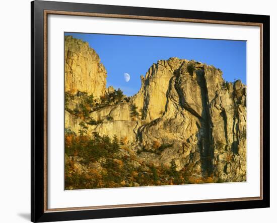 Cliff Formation, Monongahela National Forest West Virginia, USA-Charles Gurche-Framed Photographic Print