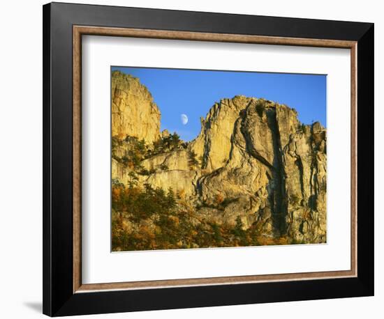 Cliff Formation, Monongahela National Forest West Virginia, USA-Charles Gurche-Framed Photographic Print