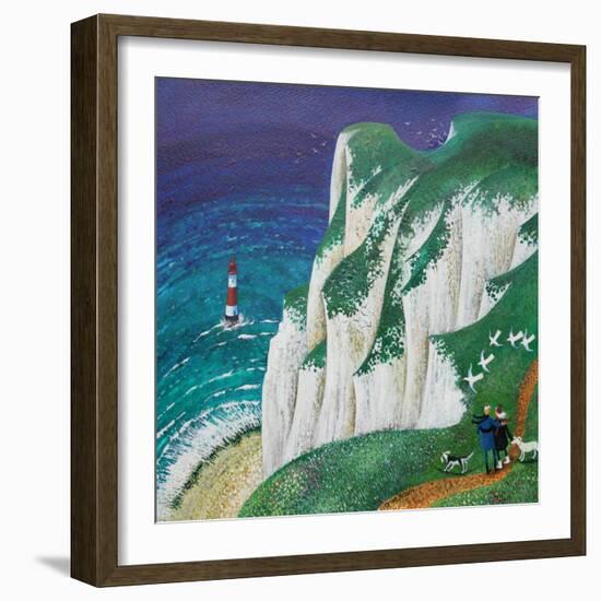 Cliff Hanger-Lisa Graa Jensen-Framed Giclee Print