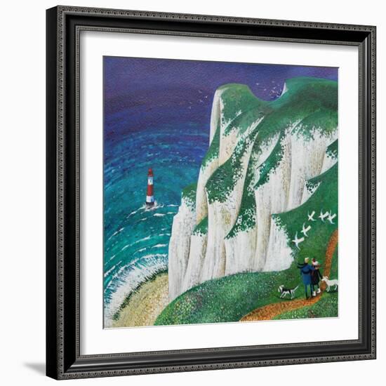 Cliff Hanger-Lisa Graa Jensen-Framed Giclee Print