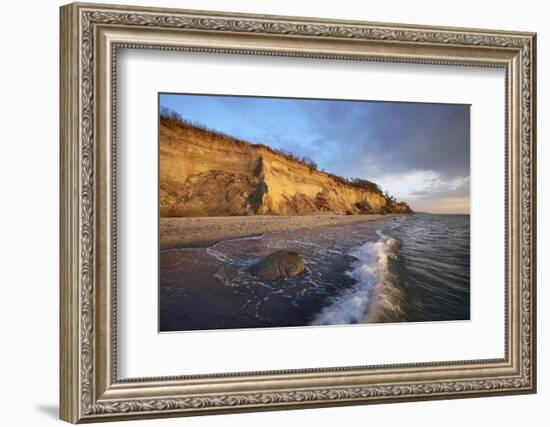 Cliff 'Hohes Ufer' Close Ahrenshoop in the Evening Light-Uwe Steffens-Framed Photographic Print