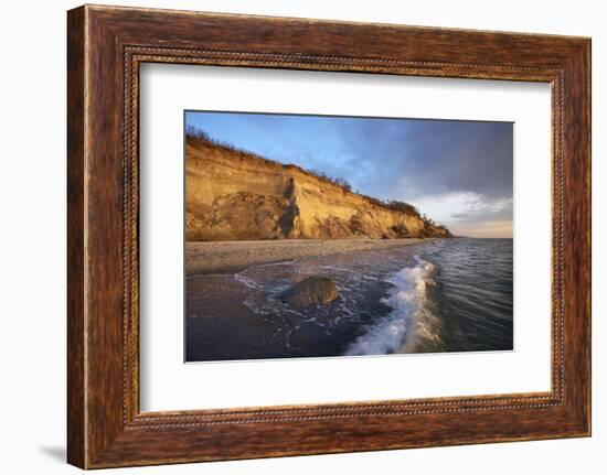 Cliff 'Hohes Ufer' Close Ahrenshoop in the Evening Light-Uwe Steffens-Framed Photographic Print