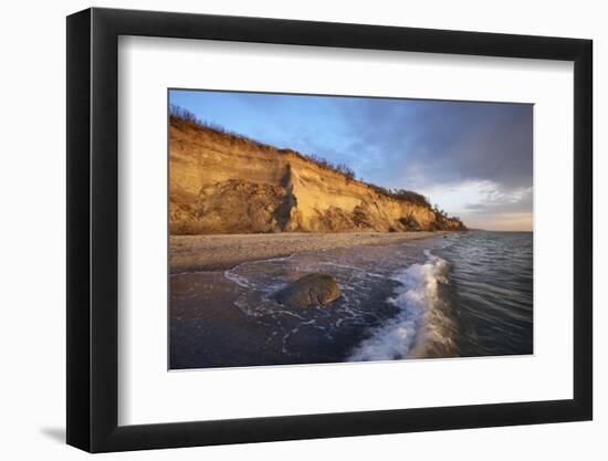 Cliff 'Hohes Ufer' Close Ahrenshoop in the Evening Light-Uwe Steffens-Framed Photographic Print