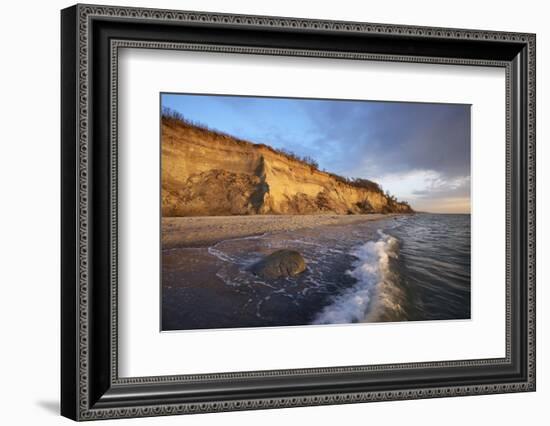 Cliff 'Hohes Ufer' Close Ahrenshoop in the Evening Light-Uwe Steffens-Framed Photographic Print