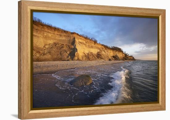 Cliff 'Hohes Ufer' Close Ahrenshoop in the Evening Light-Uwe Steffens-Framed Premier Image Canvas