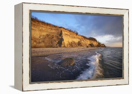 Cliff 'Hohes Ufer' Close Ahrenshoop in the Evening Light-Uwe Steffens-Framed Premier Image Canvas