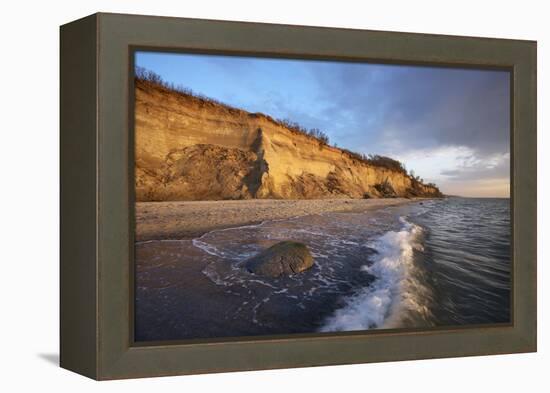 Cliff 'Hohes Ufer' Close Ahrenshoop in the Evening Light-Uwe Steffens-Framed Premier Image Canvas