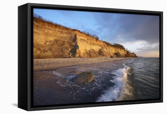 Cliff 'Hohes Ufer' Close Ahrenshoop in the Evening Light-Uwe Steffens-Framed Premier Image Canvas