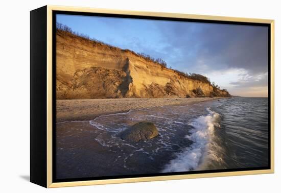 Cliff 'Hohes Ufer' Close Ahrenshoop in the Evening Light-Uwe Steffens-Framed Premier Image Canvas