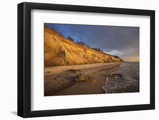 Cliff 'Hohes Ufer' Close Ahrenshoop in the Evening Light-Uwe Steffens-Framed Photographic Print