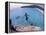 Cliff Jumping, Playa Abou, Playa Kanepa, Curacao-Michele Westmorland-Framed Premier Image Canvas