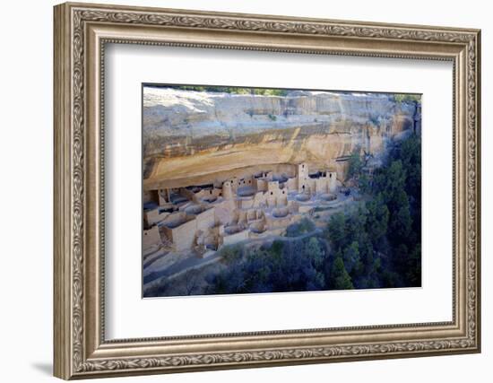 Cliff Palace Ancestral Puebloan Ruins at Mesa Verde National Park, Colorado-Richard Wright-Framed Photographic Print