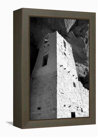 Cliff Palace Detail I BW-Douglas Taylor-Framed Premier Image Canvas