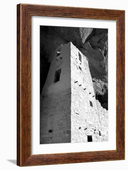 Cliff Palace Detail I BW-Douglas Taylor-Framed Photographic Print