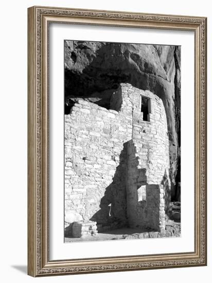 Cliff Palace Detail III BW-Douglas Taylor-Framed Photographic Print