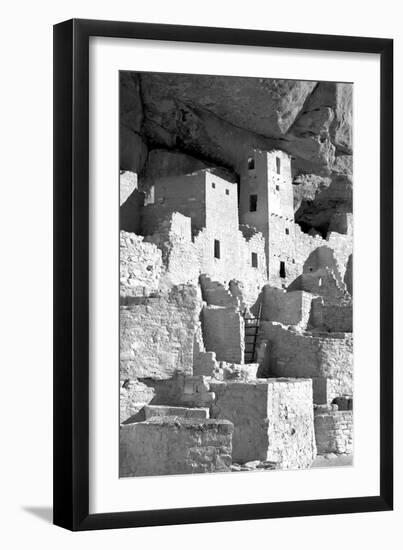 Cliff Palace Detail IV BW-Douglas Taylor-Framed Photographic Print