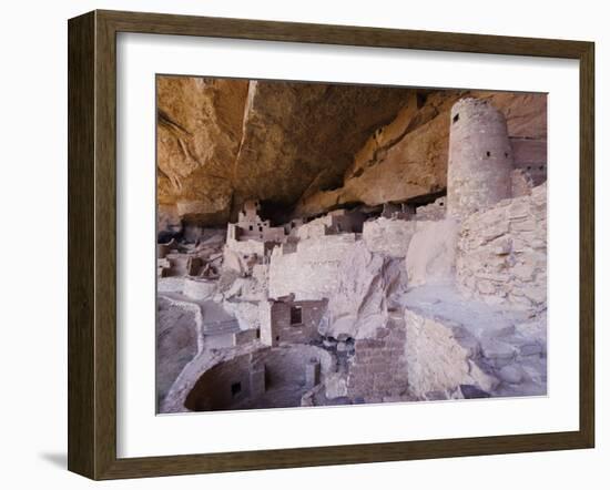 Cliff Palace Dwelling, Mesa Verde National Park, Colorado, USA-Rolf Nussbaumer-Framed Photographic Print