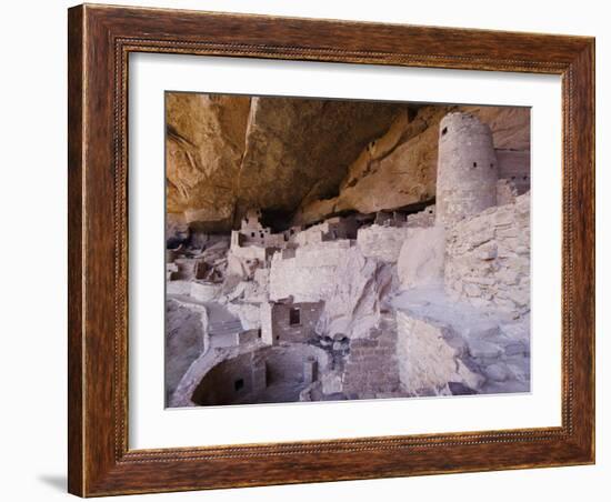 Cliff Palace Dwelling, Mesa Verde National Park, Colorado, USA-Rolf Nussbaumer-Framed Photographic Print