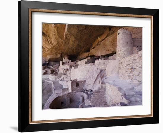 Cliff Palace Dwelling, Mesa Verde National Park, Colorado, USA-Rolf Nussbaumer-Framed Photographic Print