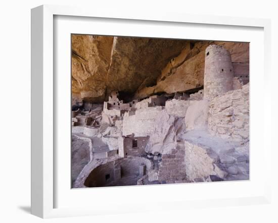 Cliff Palace Dwelling, Mesa Verde National Park, Colorado, USA-Rolf Nussbaumer-Framed Photographic Print