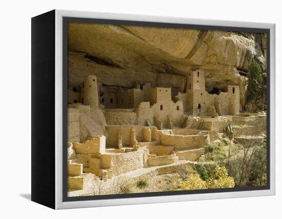 Cliff Palace, Mesa Verde National Park, Unesco World Heritage Site, Colorado, USA-Ethel Davies-Framed Premier Image Canvas