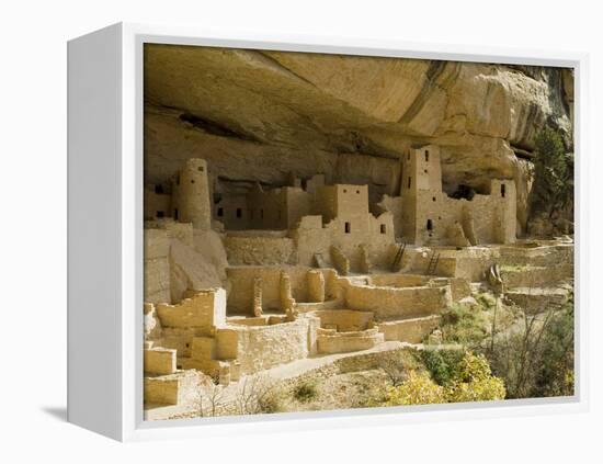 Cliff Palace, Mesa Verde National Park, Unesco World Heritage Site, Colorado, USA-Ethel Davies-Framed Premier Image Canvas